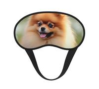 Pomeranian Dog Sleep Mask for Side Sleeper, Light Blocking Night Masks for Sleeping Eye Mask for Women Men Eye Cover Soft Comfortable Eye Shade for Travel, Nap
