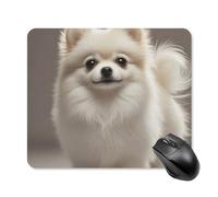 Pomeranian Dog Square Mouse Pad Portable Computer Mousepad with Non-Slip Rubber Base 25 * 30cm Ultra-Thin Gaming Mouse Mat for Computer Laptop Office Desk Accessories