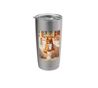 Pomeranian Dog Toilet Stainless Steel Insulated Tumbler