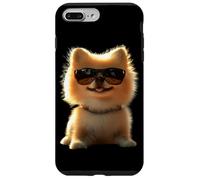 Pomeranian Dog with Sunglasses Pom Cute German Dwarf Spitz Case for iPhone 7 Plus/8 Plus