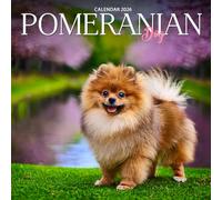 Pomeranian Dogs Calendar 2026: Adorable Photography of Fluffy & Playful Pomeranians