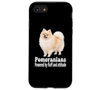Pomeranian Dogs Powered by Fluff and Attitude Design Case for iPhone SE (2020) / 7/8