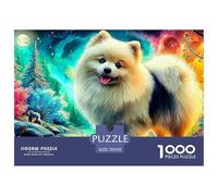 Pomeranian FantasyArtisanal Jigsaw Puzzles for Adults Comprising 1000 Precisely-Cut Advanced Challenging Puzzle Game Pieces - A Premium And Satisfying Gift Selection for Adults And Kids Age 12 Years