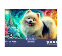 Pomeranian FantasyExquisite 1000-Piece Jigsaw Puzzles for Adults Containing A Wealth of Challenging Educational Puzzle Game Pieces - Designed to Be A Cherished Gift Jigsaw Puzzles for Adults And Kids