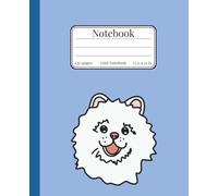 Pomeranian Grid Notebook - Cute Dog Lover Journal | 7.5 x 9.25”: Adorable Pomeranian Cover | Graph Paper Pages | Fun Gift for Pet Lovers, Students & Teens