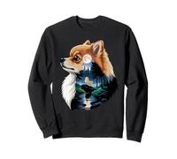 Pomeranian Howling To The Moon Pomeranians Sweatshirt