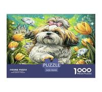Pomeranian in Magical Forest Puzzle 1000 Piece Impossible Puzzle for Adults, Family Activity & Challenging Toy 70x50cm/1000pcs