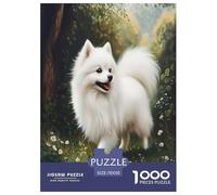 Pomeranian Jigsaw Puzzles Puzzle for Adults Kids. 1000 Piece Whimsical Challenge Toy Educational Game Home Decoration for Educational Games Gifts 70x50cm/1000pcs