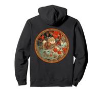 Pomeranian Samurai Dog Japanese Warrior Puppy Pullover Hoodie