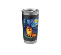Pomeranian Starry Night Halloween Stainless Steel Insulated Tumbler