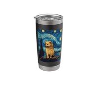 Pomeranian Starry Night Stainless Steel Insulated Tumbler