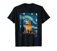 Pomeranian Starry Night T-Shirt
