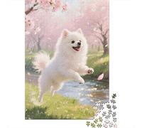 Pomeranian Unfolded in 1000 Pieces - Discover The Thrill of Wooden Puzzle Solving, An Unmatched Family Fun Experience