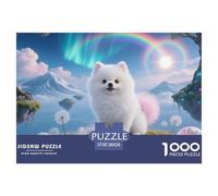 Pomeranian1000 Piecepet Dog Educational Games Funny And Artistic Perfect for Relaxation Beautiful Puzzle Home Decoration Birthday Gifts38x26cm/1000pcs