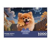 PomeranianPuzzles for Adults Game 1000 Piece Home Decoration Challenging There Are Letters on The Back 38x26cm/1000pcs