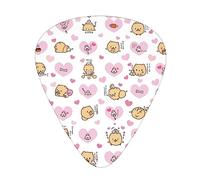 Pomeranians Cartoon Flowers Guitar Paddle 12 Pack Guitar Picker Suitable For Bass Guitar Electric Guitar Soundtrack Guitar Yukrili