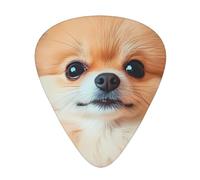 Pomeranians Cartoon Flowers Guitar Picks Gift Set - Smooth Durable Plectrums For Acoustic, Electric & Bass Guitar, Perfect Present For Guitar Lovers & Musicians