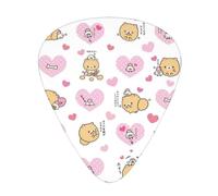 Pomeranians Cartoon Flowers Guitar Picks Set-Premium Abs Material,Various Thicknesses-Enhance Your Playing Experience