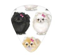 Pomeranians Pattern Premium Bass Electric Guitar Picks,Guitar Plectrum For Unparalleled Musical Experience