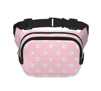 Pomeranians Puppies and Point Print Stylish and Practical Waist Bag,Adjustable,Perfect for Travel,and Outdoor Activities