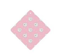 Pomeranians Puppies And Point Printing 10 Pcs Air Freshener Cards,Car Scented Hanging Sheets Air Freshener Set For Car Decoration
