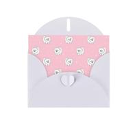 Pomeranians Puppies And Point Printing Blank Pearl Paper Greeting Card,Unique Notecards Designs, Envelopes For Thank You, Invitations