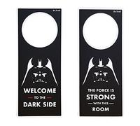 Poming (Knob Hanger) Welcome to The Dark Side - The Force is Strong with this Room - Fun, Geek and Decorative