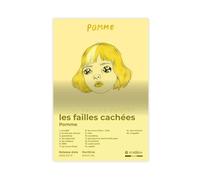 Pomme Art Poster Popular Singer Music Album Les Failles Cachées Cover Tracklist Fans Gift Canvas Poster Bedroom Decor Landscape Office Room Decor Gift 12x18inch(30x45cm)
