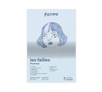 Pomme Art Poster Popular Singer Music Album Les Failles Cover Tracklist Fans Gift Canvas Poster Wall Art Decor Print Picture Paintings for Living Room Bedroom Decoration 16x24inch(40x60cm)