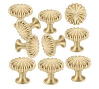 Pommelines for Drawers of 10 Pieces - Chest Box, Pumpkin Style Furniture Knobs, Hardware for Old Wardrobes, League Zinc for Restyling Bathroom Furniture, Home, Garage, Wardrobe, Living Room