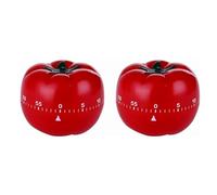 Pomodoro Timer, Kitchen Timer for Cooking, Mechanical Timer Clock with Wind Up Function, Egg Timer for Boiling Eggs, Cooking Timer for Kitchen Use, Set of 2 Timers
