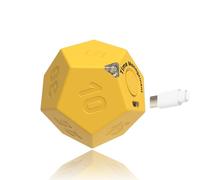 Pomodoro Timer,Mini Smart Productivity Timer,11 Preset Time Type C Rechargeable Time Management for Kids and Classroom, Kitchen Cooking,Workout & Study Countdown(Yellow)