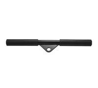 Pomoflexi 1 PCS DIY Home Gym LAT Pull Down Bar Attachment Metal+Rubber Fitness Equipment for Cable Machine, Pull Bar with Rubber Grip for Cable Pulley System