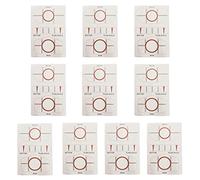 Pomoflexi 10Pcs/Set Golf Impact Labels Golf Club Target Label Target Sticker Tape Driver Golf Swing Trainers Golf Accessories