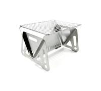 Pomoflexi 2 Models Portable Outdoor Folding Card Stove Stainless Steel Barbecue Stove Firewood Camping Supplies Charcoal Stove S