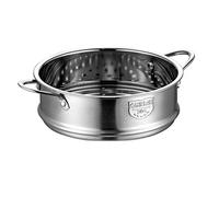 Pomoflexi 20cm Thickening Food Steam Rack Stainless Steel Steamer with Double Ear for Soup Pot Milk Pot Kitchen Tools