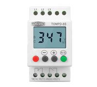 Pomoflexi 3 Phase Din Rail Adjustable Under Over Voltage Protector Voltage Monitoring Sequence Protection Relay