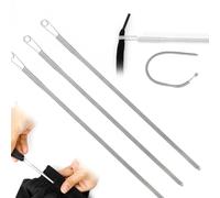 Pomoflexi 6pcs Spring Loop Drawstring Threader Tool for Sweatpants & Shorts - Bendable Metal Rope Threader Clip for Easy Sewing