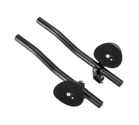 Pomoflexi Bicycle Aluminum Alloy Rest Handlebar Road Bike Mountain Bike Rest Handlebar Cycling Split TT Handlebar Easy Install Easy to Use