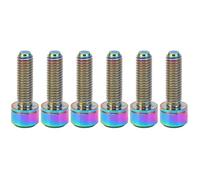 Pomoflexi Bike Hooks,Heavy Duty Bicycle Storage Hooks Set,Screw-in Utility Storage Hangers Shed Garage Garden Hook Plastic Coated for Wall Mount/Ceiling Red Pack of 6