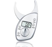 Pomoflexi Body Fat Caliper with LCD Screen-Portable Handheld Body Fat Measurement Tool for Men and Women, Skin Fat Tester