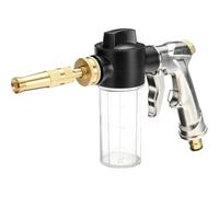 Pomoflexi Foam Sprayer for High Pressure for Car Wash with 3.5 Oz/100cc Plastic Soap Dispenser Bottle, Adjustable Soap for Car Cleaning