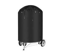 Pomoflexi Grill Cover for 22 Inch Charcoal Kettle Outdoor Waterproof BBQ Cover for 22 Inch Charcoal Kettle Grills Black