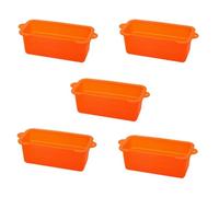 Pomoflexi Orange Silicone Grease Cup Liner, Reusable Grease Catcher Cup Liner BBQ Grease Pan, Drip Tray