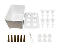 Pomoflexi Seedling Kit for Hydroponic Planting Kit Complete Set Household Gardening Indoor Plants for Lettuce Flowers B