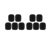 Pomoflexi Thick Breathable Foam Mic Cover 10pcs Microphone Windscreen Windshield Protector for Most Handheld Mics