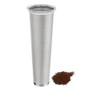 Pomoflexi Ultra Fine Cold Brew Coffee Filter Fruit Infused Water Filter Coffee Tea Infuser Ultra Fine Mesh for Iced Coffee, Lemonade, Fruit Drinks, Sun Tea Coffee Brewing Accessories 64OZ