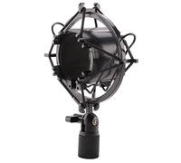 Pomoflexi Universal 3KG Bearable Load Mic Microphone Shock Mount Clip Holder Stand Radio Studio Sound Recording Bracket Black Professional