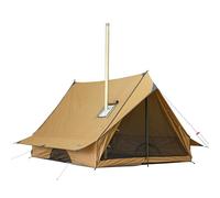 POMOLY Camping Hot Tent Cabin Tent, Chalet 70 Series Portable Wall Tents with Stove Jack and Two Poles for 2-3 Person Hiking, Backpacking