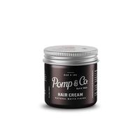 Pomp & Co. Hair Cream, 60ml, Water Based Concentrated Formula Crafted by Master Barbers, Light to Strong Hold for a Natural Matte Dry Finish, Perfect for Textured Styles